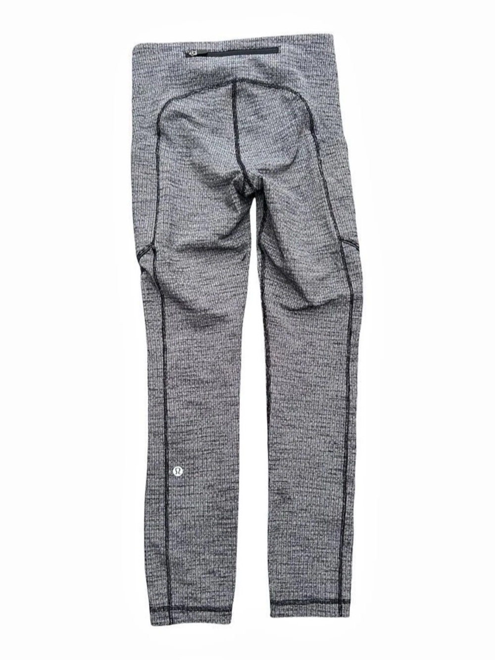 Lululemon Fast and Free 7/8 Gray Athletic Leggings sz 4 - Picture 2 of 2
